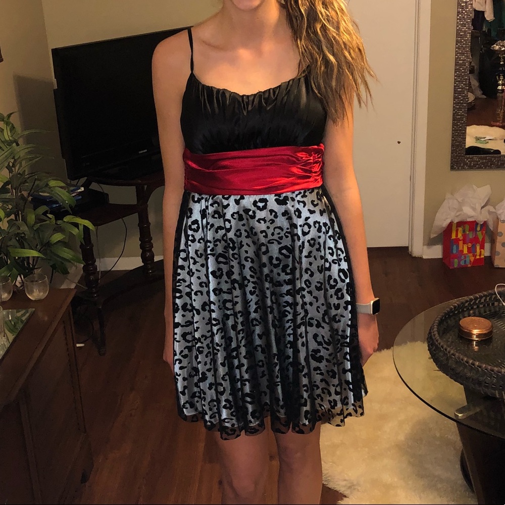 Animal Print Prom/Leadout Dress